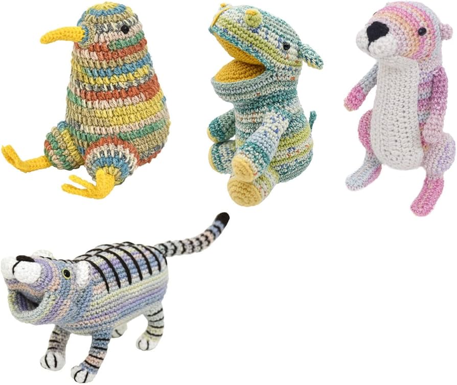 Amazon | あみぐるみキット かばのパスカル とらのエイミー キウイの